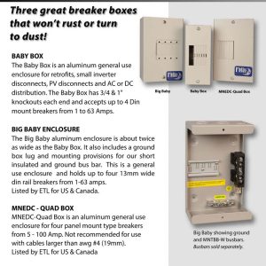 Midnite Big Baby Box 4 Breaker enclosure
