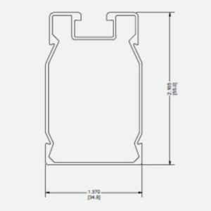 Sunmodo SMR100-168-B 168” Rail Black