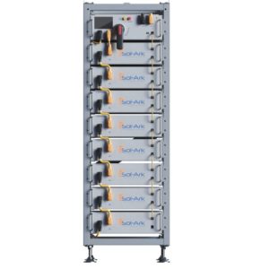 Sacred Sun 24 Volt 500 Ahr Carbon Battery Bank Complete with racking and buss bars 12kWh