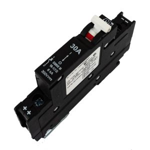 MNEPV-300 Midnite Din Rail Breaker DC type 300 volts 10,12,15,20,30, or 50 Amp