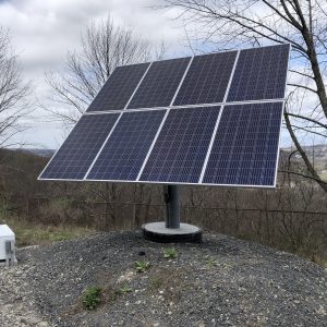 8 Panel Small Universal TOP Mount 6 in. Pole