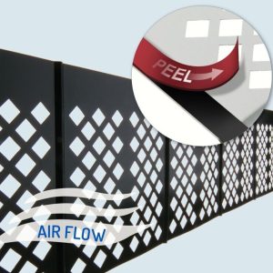ST-001 SolaTrim 1st Gen Squirrel Guard Black w/adhesive **sold per foot**