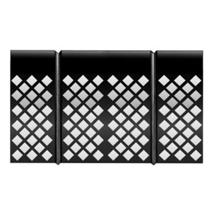 ST-001 SolaTrim 1st Gen Squirrel Guard Black w/adhesive **sold per foot**