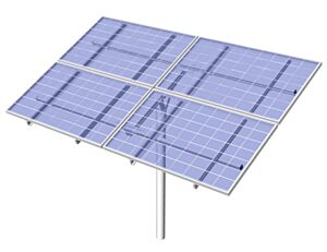 2 Panel Medium/Large Universal TOP Mount 4 in. Pole