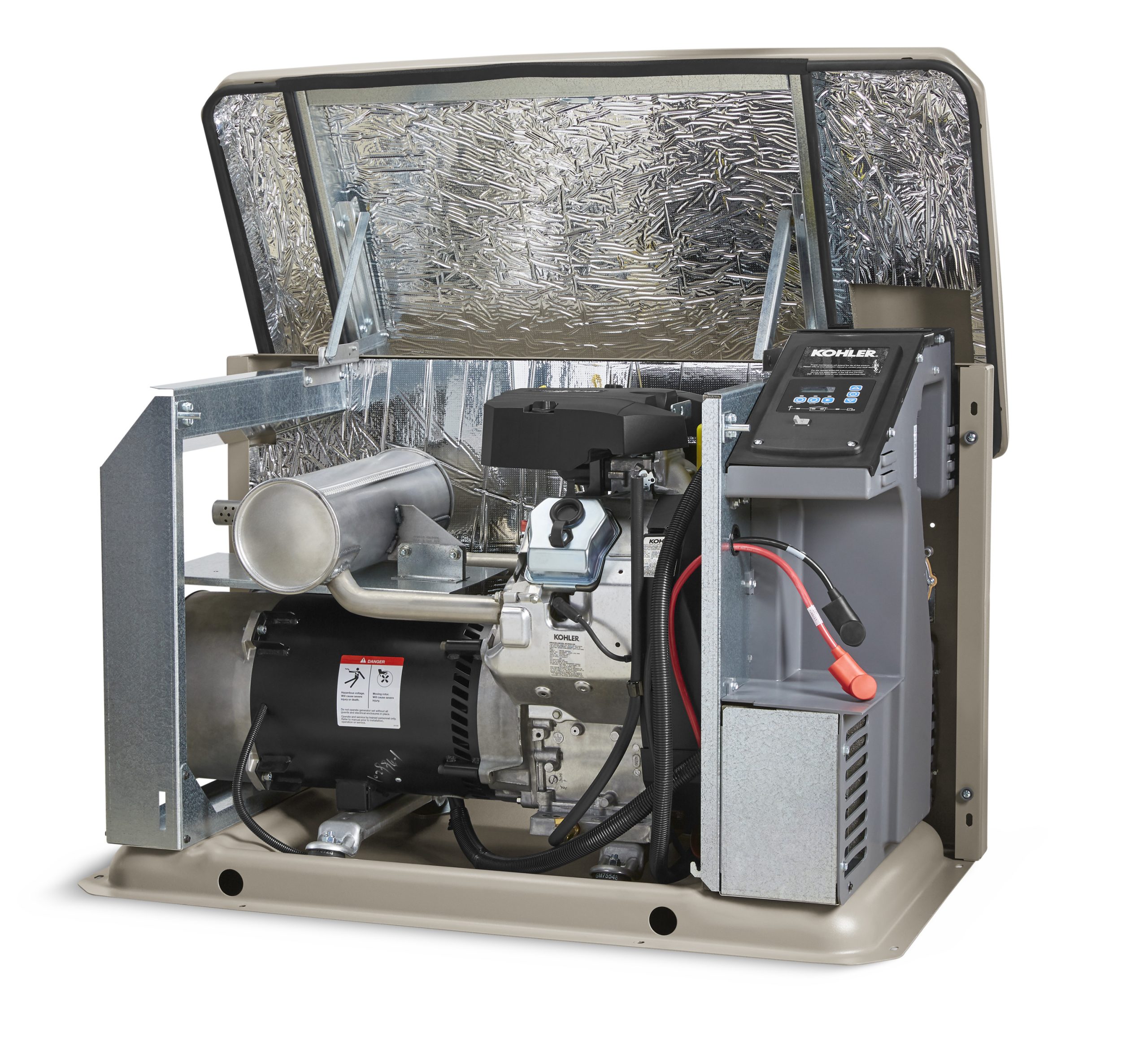 OFF-GRID 14kW Kohler 14RCA 120/240 LP/NG Generator w/battery Off Grid or Backup