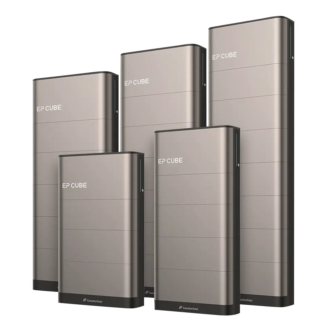 EP Cube 7.6 kW Full Kit 16.6kWh - 5 Batteries - wall mount included