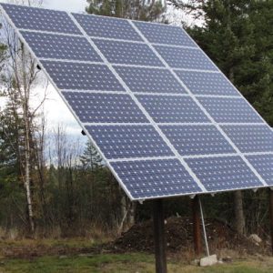 6 Panel Small Universal TOP Mount 4 in. Pole