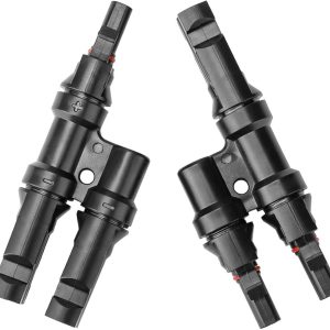 MC4 RV cable joiner pair (two into one Y adapters)