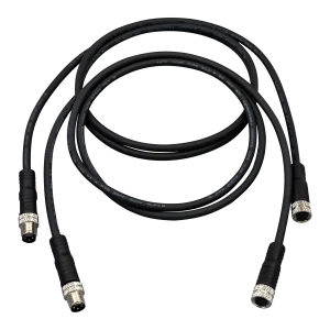 Lynx Smart BMS M8 Circular Connector M/F 3 pole cable 1M (bag of 2)