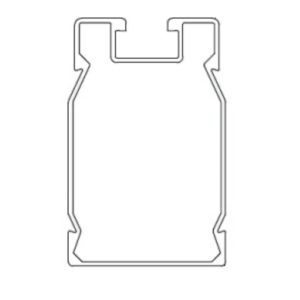 Sunmodo CAP-SMR300-AL-G Rail End Cap Aluminum Grey