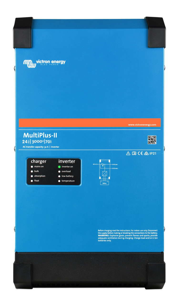 Victron II 24/3000/70-50 MultiPlus-II Inverter 2x120V (UL)