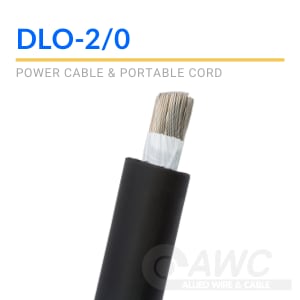 2/0 Inverter Cable DLO Per Foot